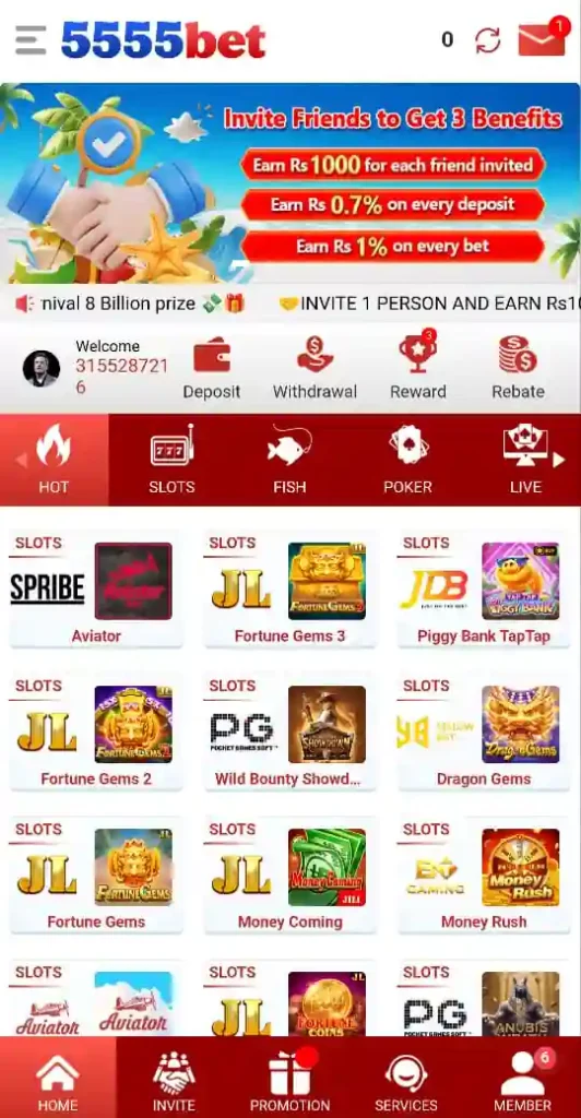 5555bet Game