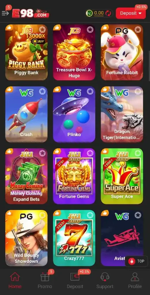 E98 Game