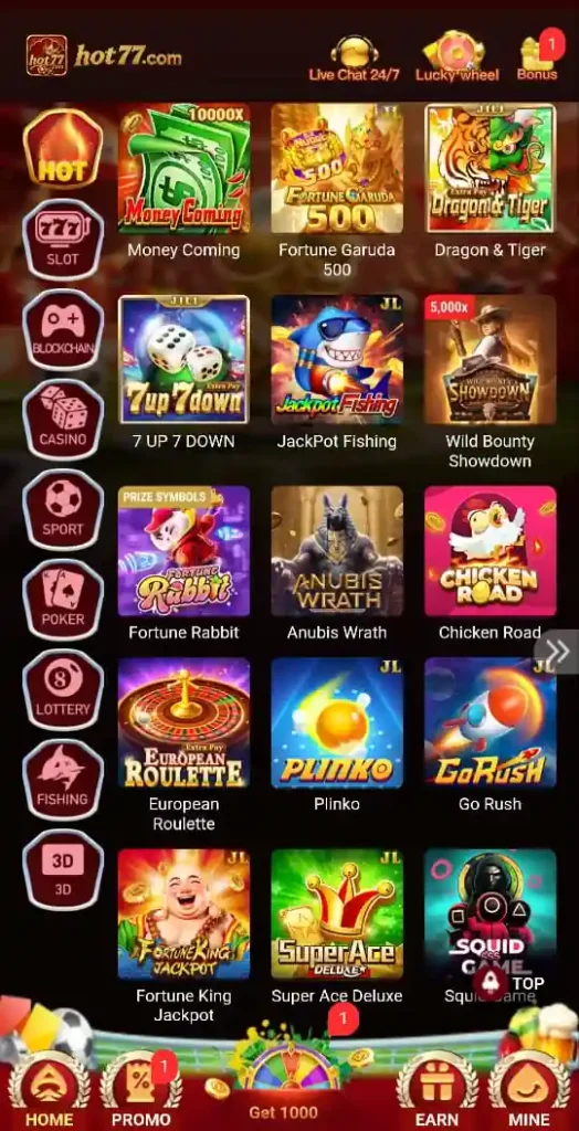 Hot77 Game