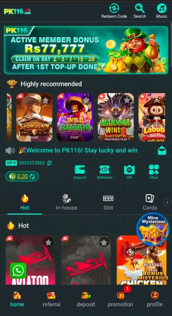 PK116 Game