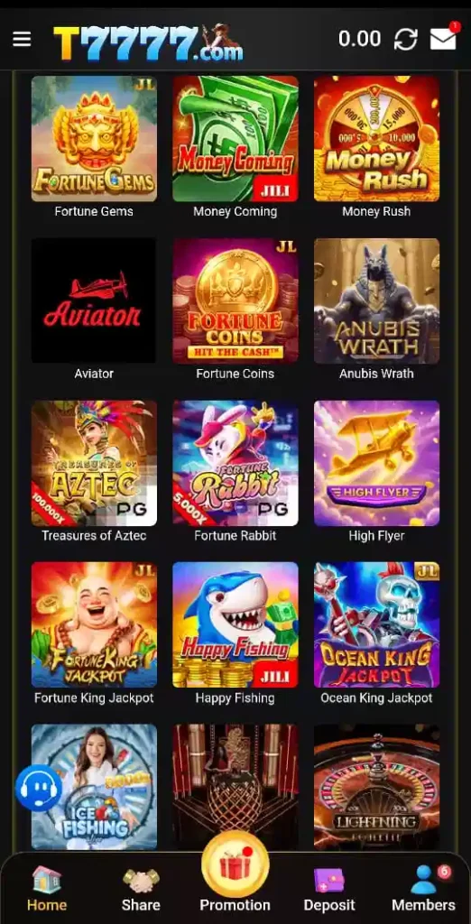 T7777 Game